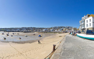 harbour beach in St Ives West Cornwall