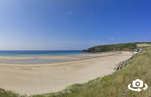 Praa Sands Beach near Penzance in West Cornwall