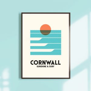 Cornwall Surf Print